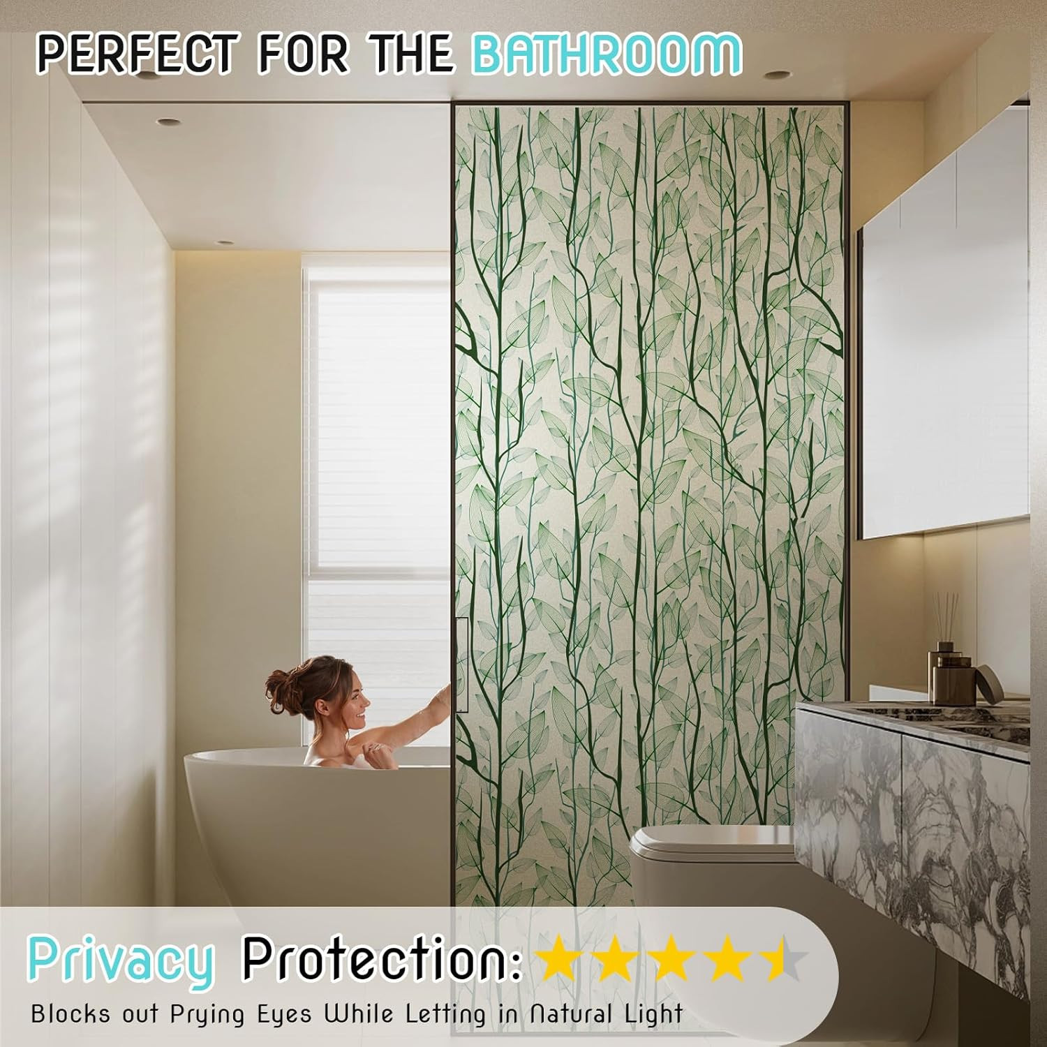 DKTIE Window 17.7'' x 78.7'' (with tools), Dark Green