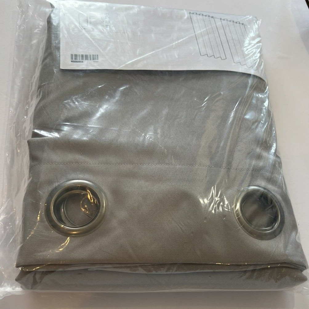 IKEA Revlummer Curtains 1 Pair (2 Panels) 55 x 84″ Gray/Light Gray 205.713.86