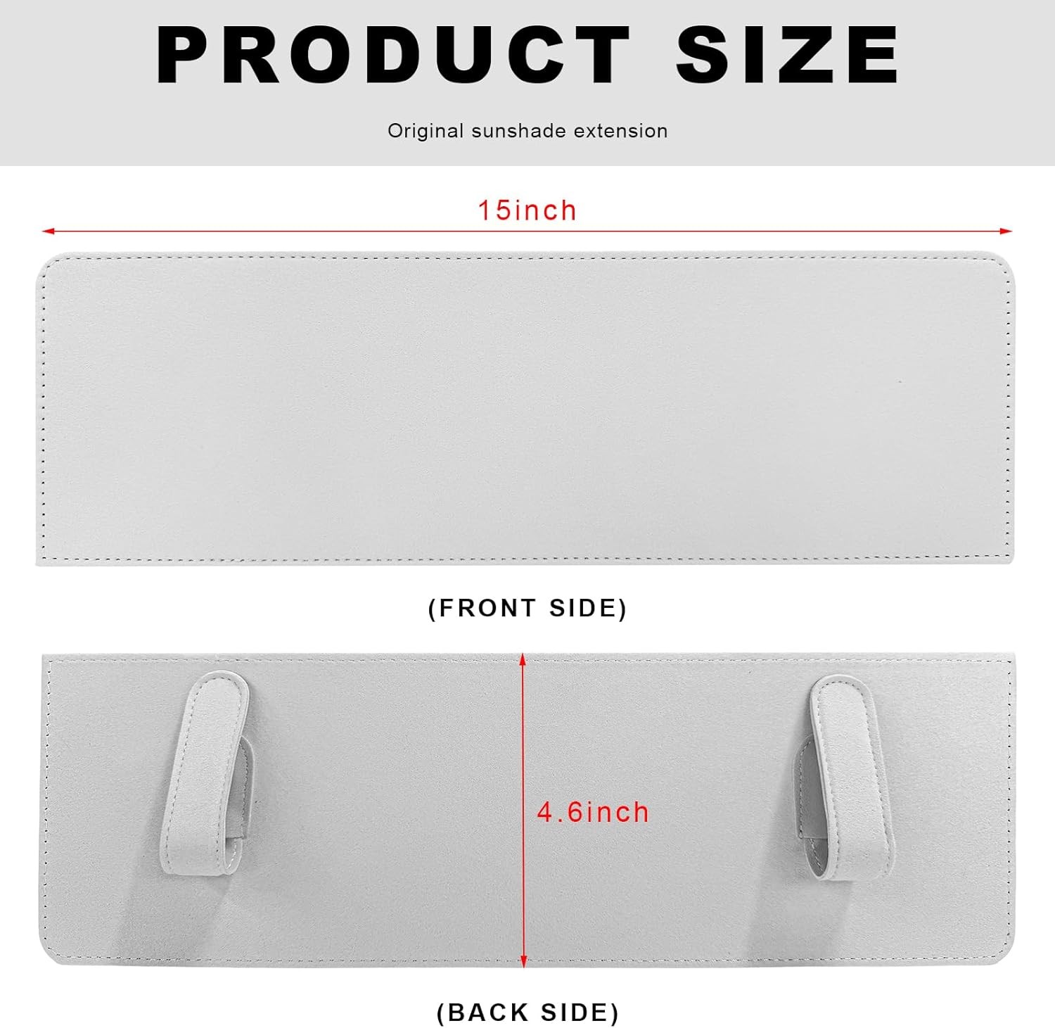 Sun Visor Extender for Car, Anti-Glare Car Visor Extension Sun Blocker Attachmen