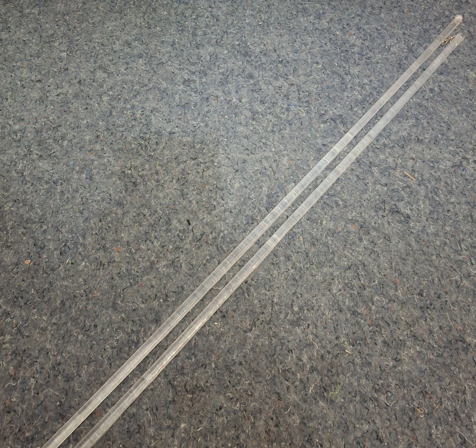 Curtain Pull Rod Drapery Wand 58″ Clear Acrylic 2-Pack Window Blinds Opener