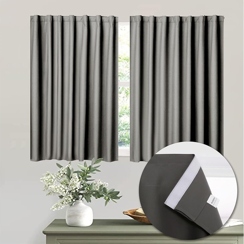 Blackout Curtains Thermal Insulated Easy Install Window Panels Home Office Decor