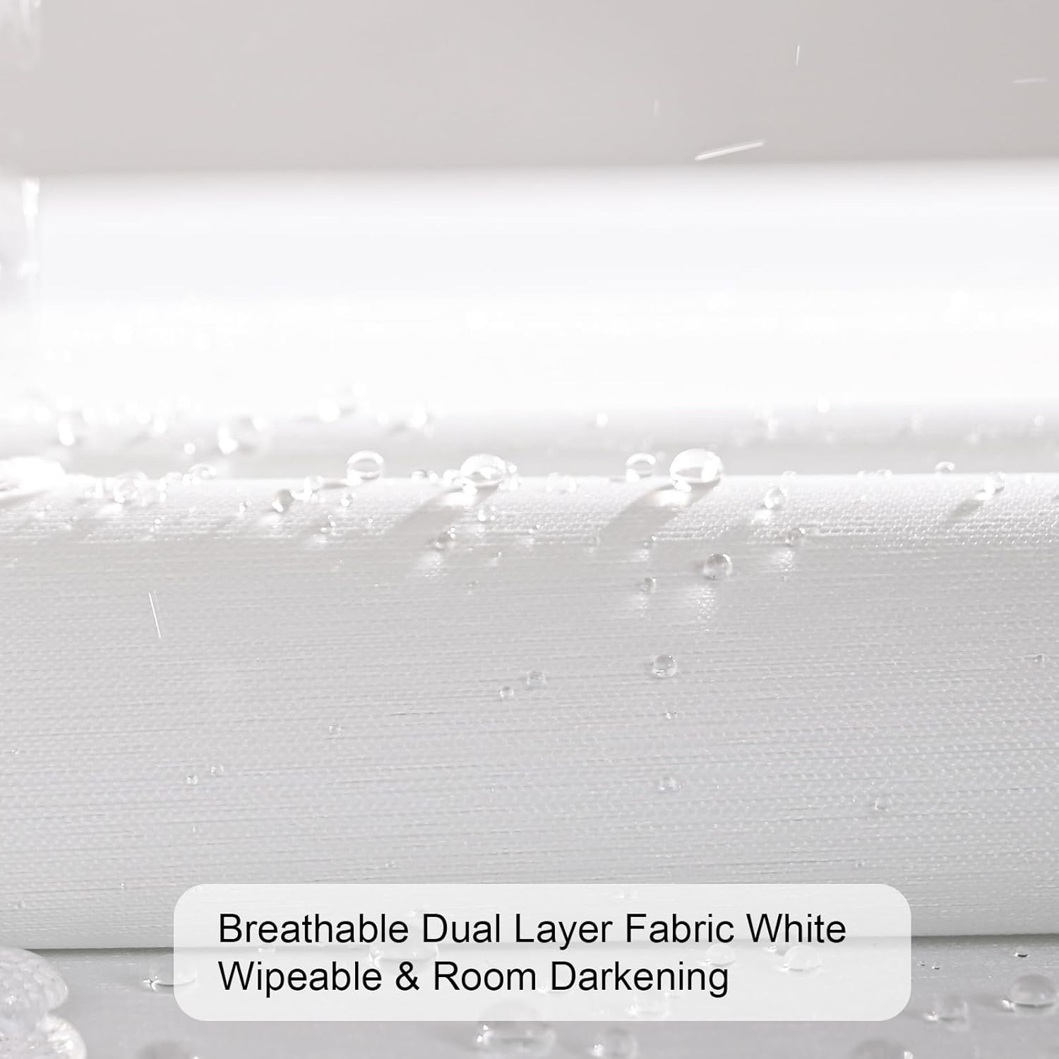 Persilux Cordless Zebra Blinds for Windows 24″ W x 72″ H White with Upgraded