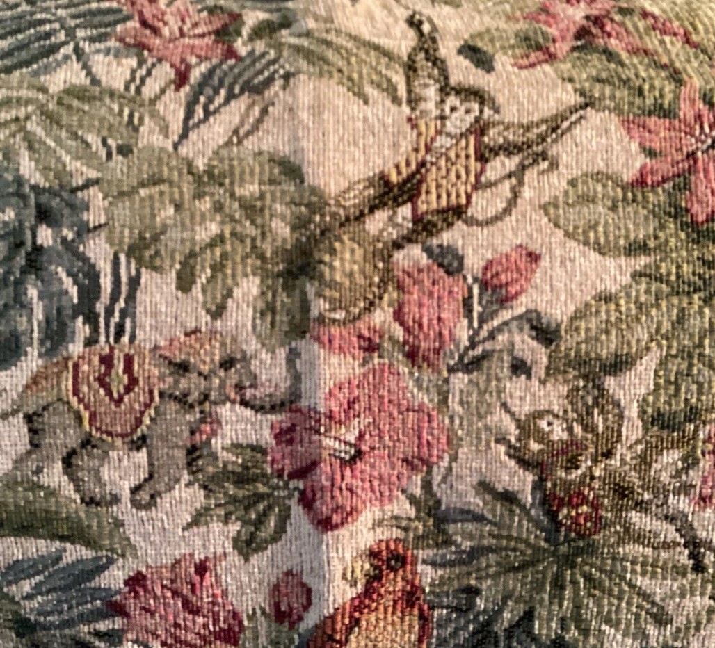 Springs Vintage Jungle Tapestry Valances 3-50 X 21” Beautiful Lined Heavy Fabric