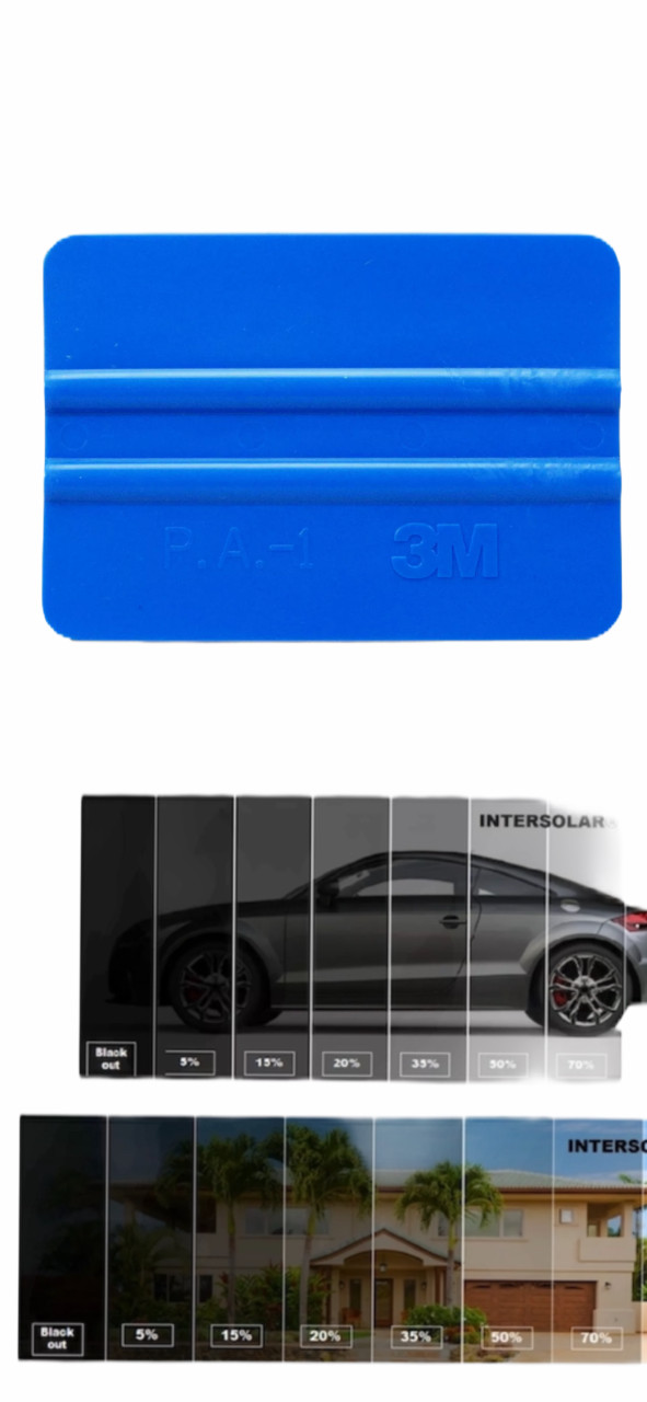 Roll Window Tint Film 2 ply — Free 3m Blue squegee Best Tool for instalation