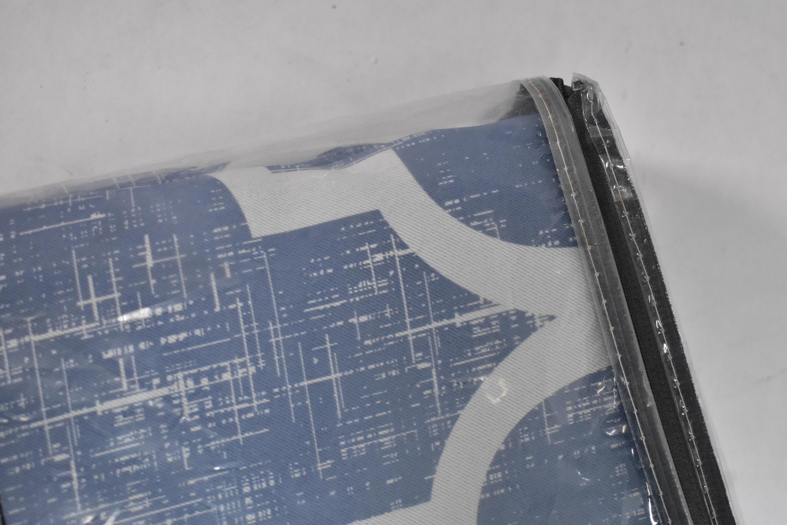 Beauoop Blackout Curtains 2 Panels 50×63 Back Tab Moroccan Geo Blue Set