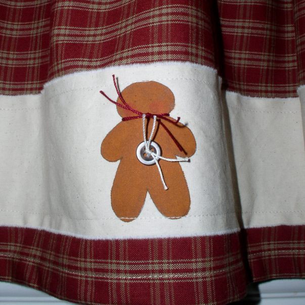 Gingerbread Valances Tiers Runners Country Primitive Gingerbread Kitchen Decor