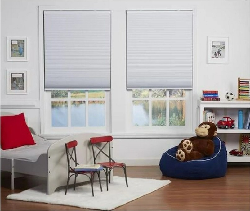 allen + roth cellular shade is a white, blackout, top-down bottom-up window…W1