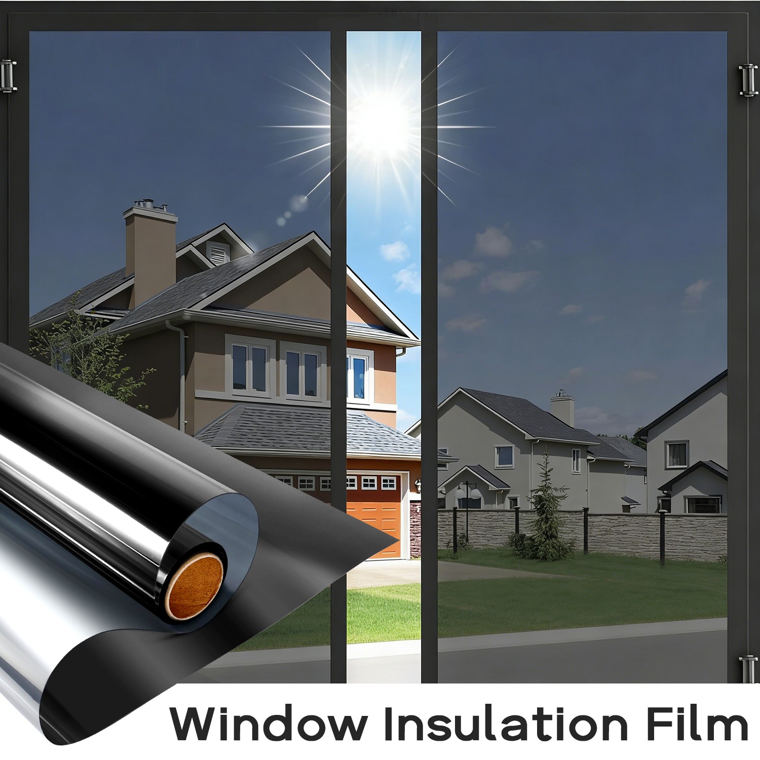 Residential Balcony Window Film:Blocks Heat & UV,Reduces Glare,Keeps Room Cooler