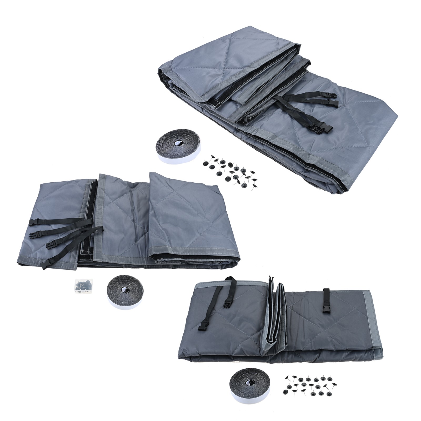 Heavy Duty Window Insulation Kit Fit Most Window for Keep Heat Grey