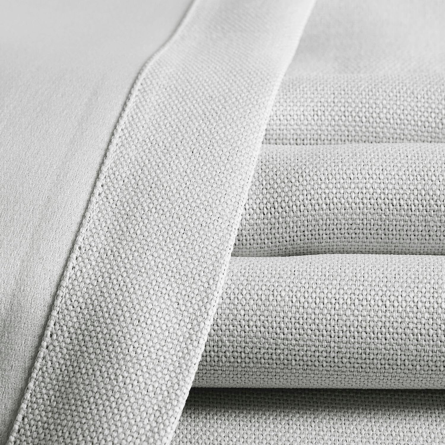 1 Panel Oyster 84″L x 100″W Linen Darkening Curtains For Bedroom Living Room