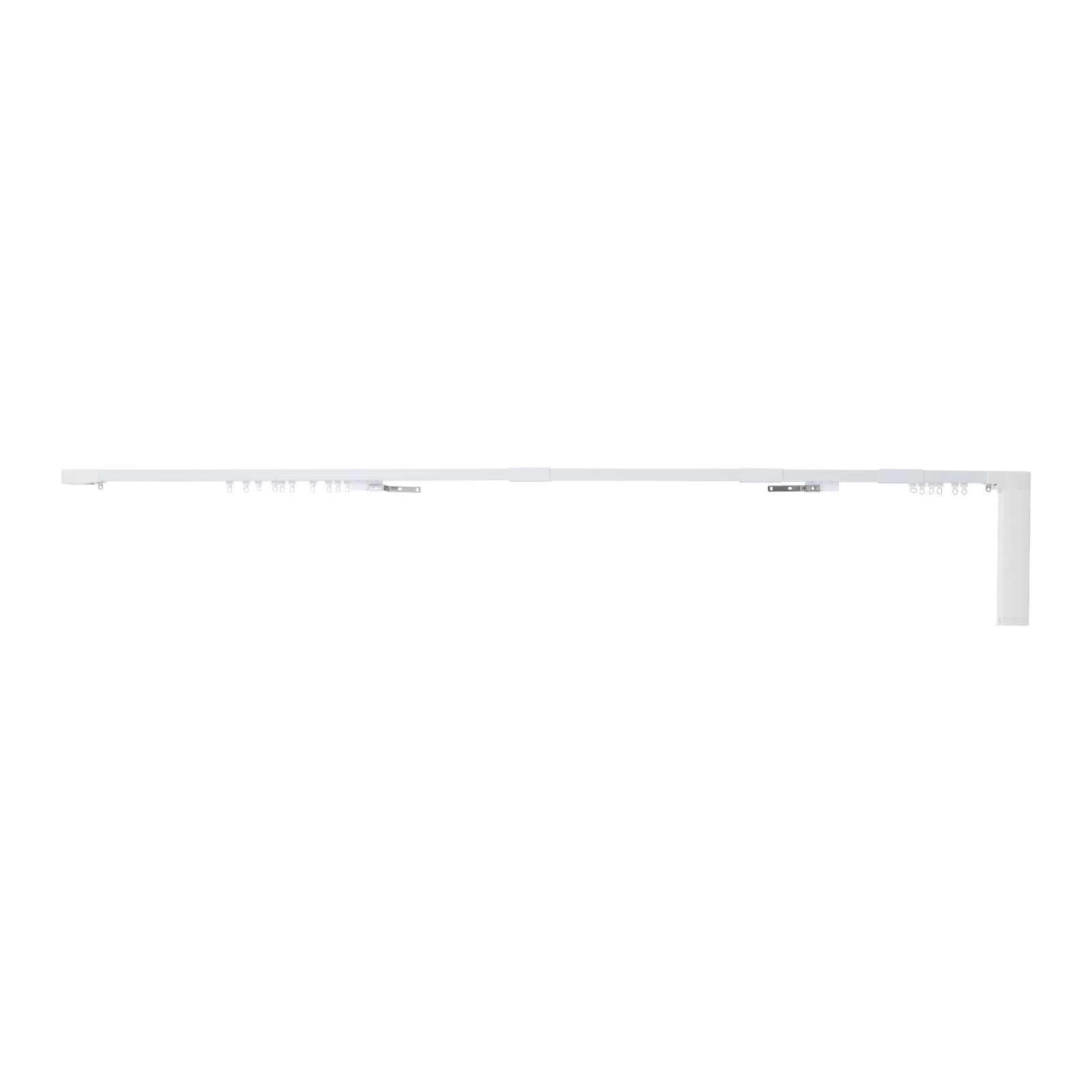 Motorized Curtain Track w/ Adjustable Length 120-620cm,Electric Curtain Track