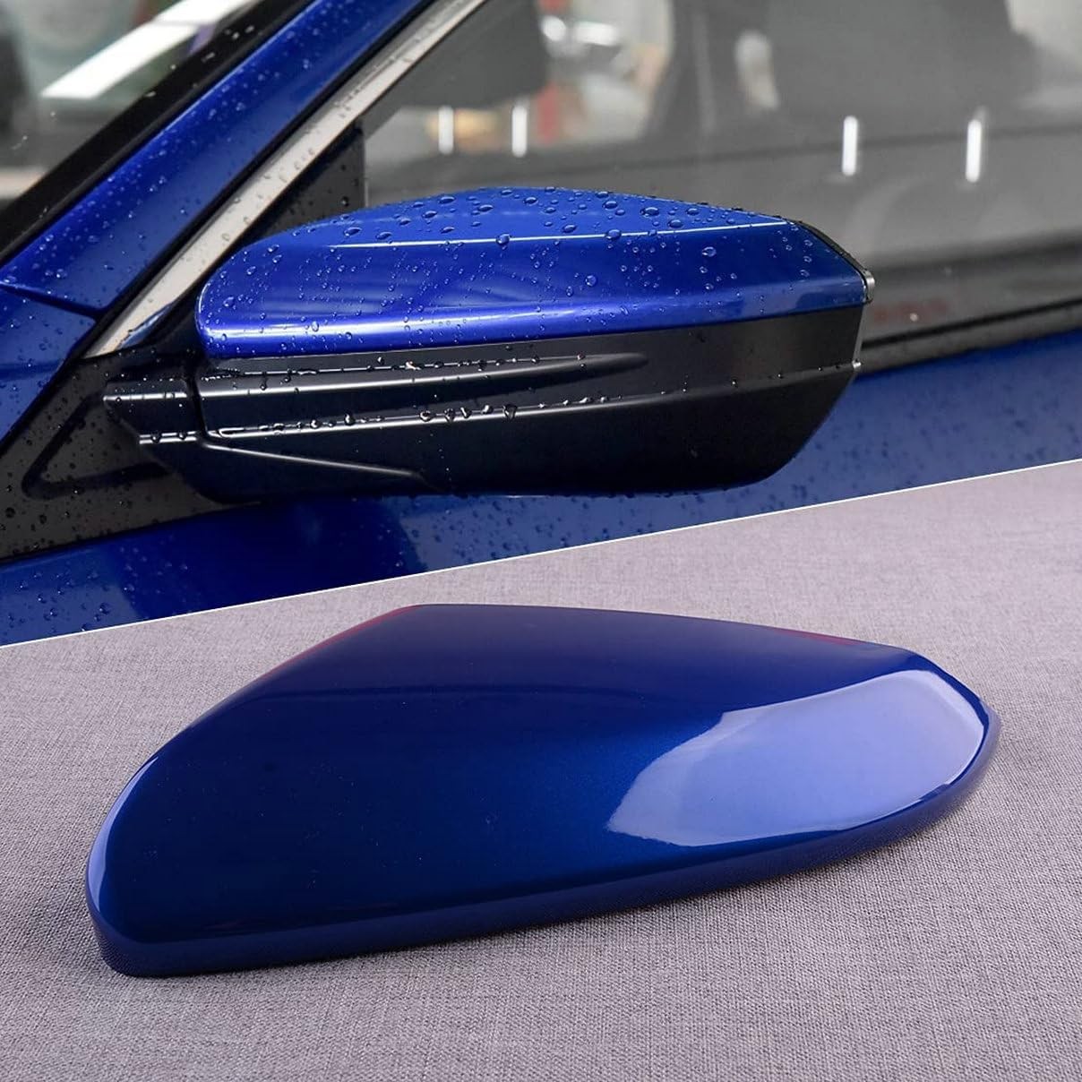 White Right Passenger Side Mirror Cap Cover For Honda Civic 2016-2021