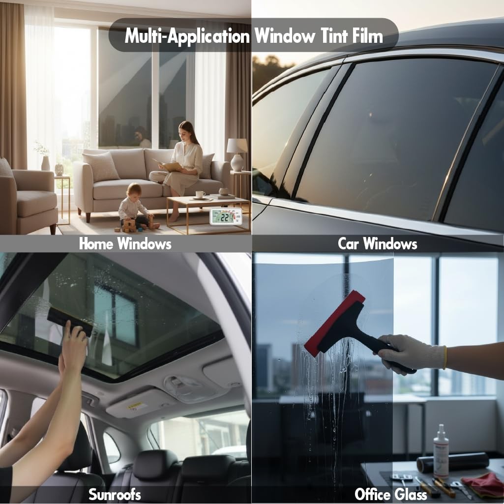 Automotive Window Tint Film Ceramic 5% 15% 30% VLT 30% VLT 20in X 10ft