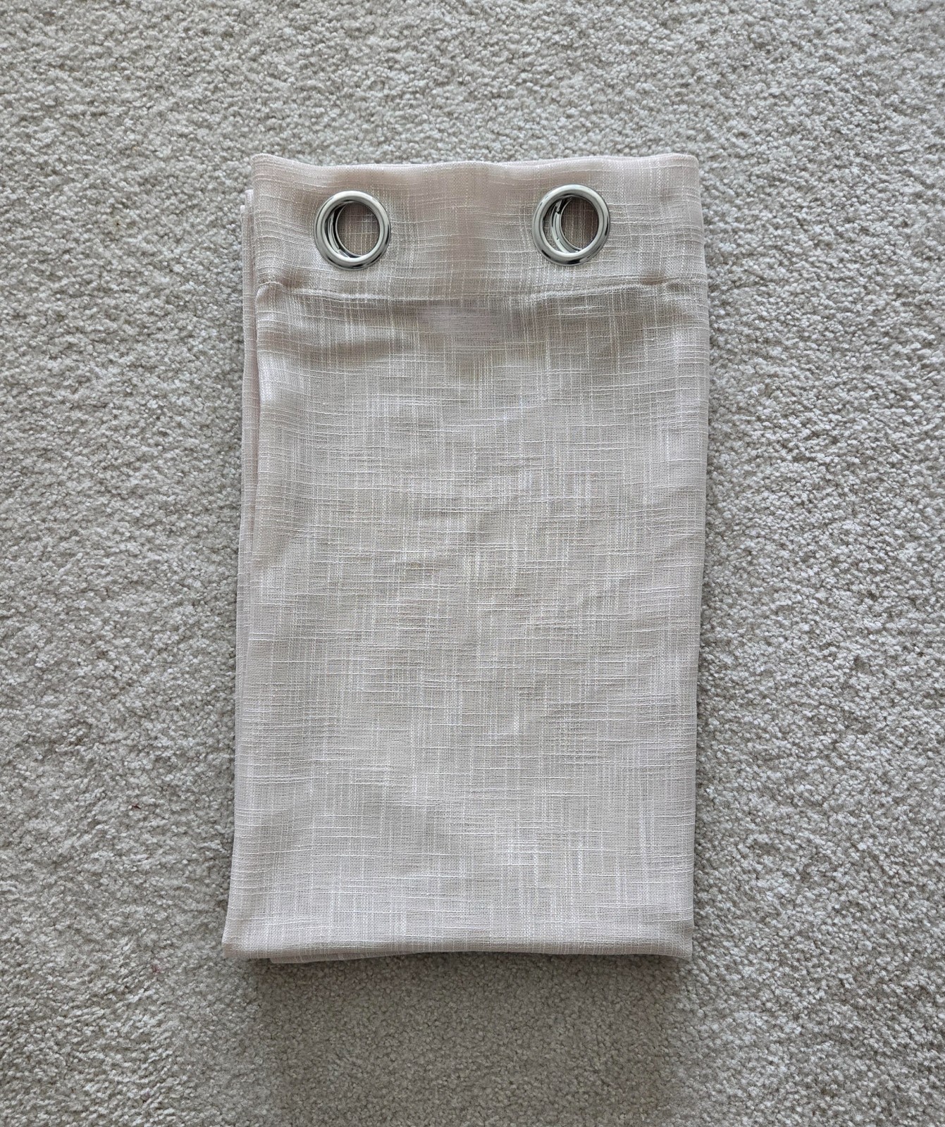 RODEO HOME LIGHT FILTERING WINDOW CURTAIN PANELS-SET OF 2-54″ x 96″-BEIGE
