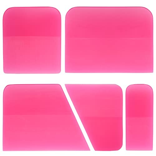 PPF Squeegee Kit – 5 in 1 Anti-Scratch Soft TPU Squeegee for Vinyl, Small