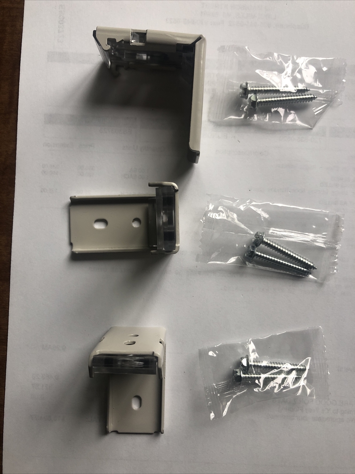 Graber / Bali Mounting Bracket for VertiCell, Vertical Cellular – Grey – 3 ea