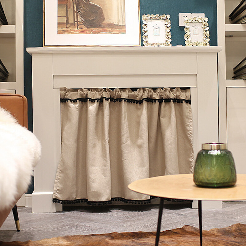 Half Curtain Kitchen Bathroom Cabinet Door Window Curtain Drape Cafe Panel Decor