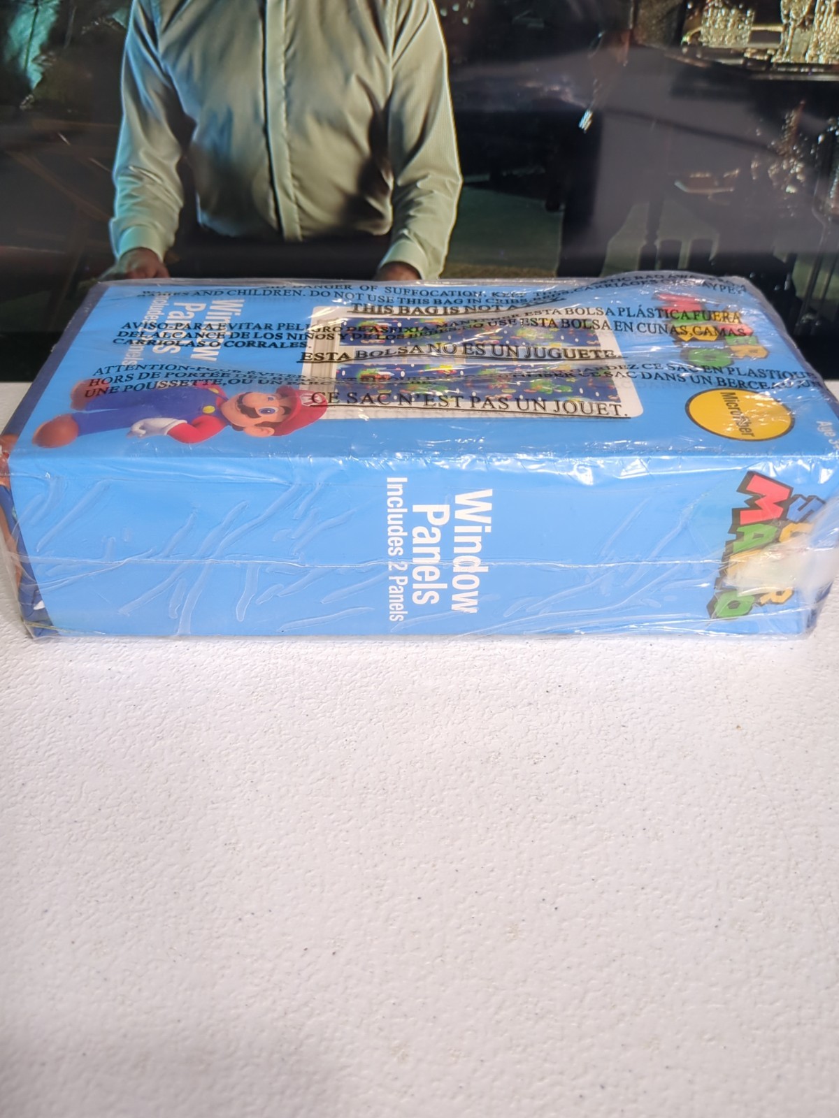 Franco Super Mario Kids Window Panel Drape Set 82” x 63” Nintendo