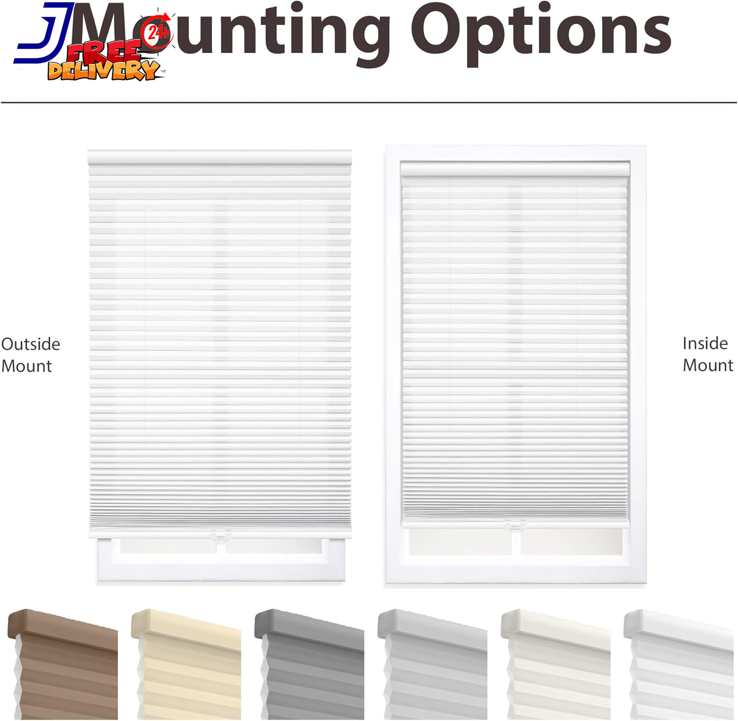 Cordless 1.5″ Light Filtering Cellular Shade, 71″ W X 48″ H, White
