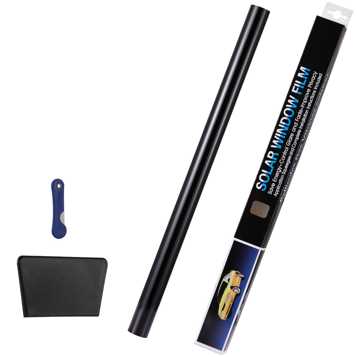 300CM Uncut Roll Window Tint Film 5%/15%/25%/35% VLT Car Home Office Glass Film