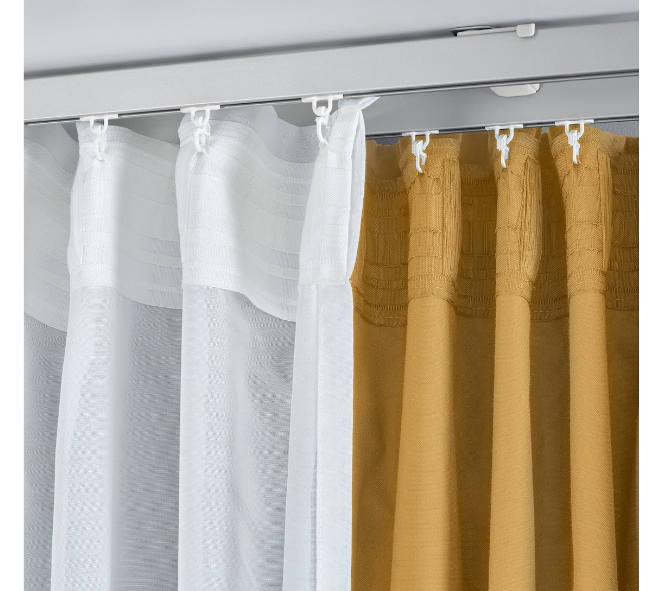 IKEA VIDGA Ceiling Bracket For 2 Curtain Rails, white, NEW(ONLY 1 BRACKET)