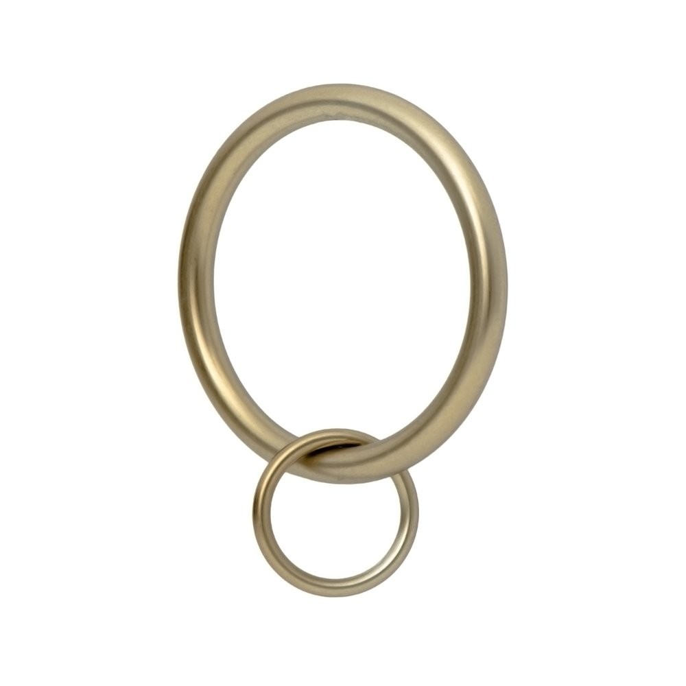 Drapery Eyelet Curtain Rings – 1.7″ Ring Loop for Hook Pins, Set of 14 – Warm…