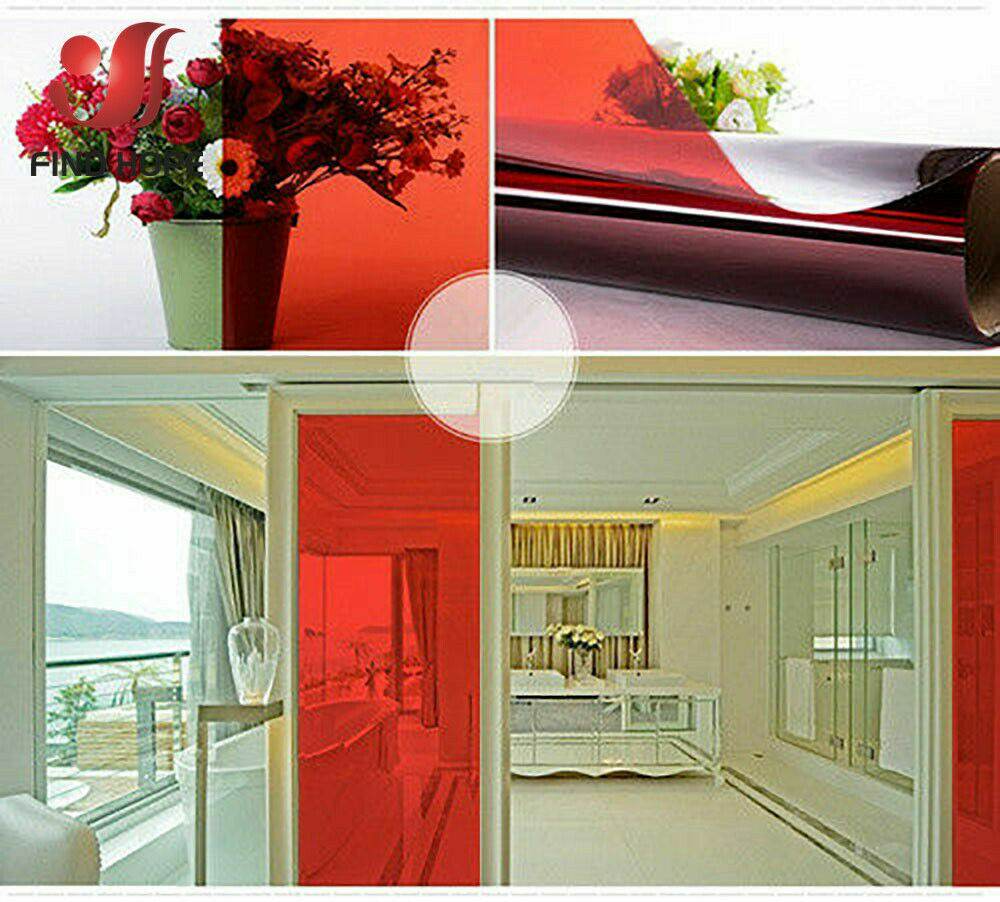 A4 Transparent Window Film Color Solar Tint Selfadhesive Stain Glass Decor Vinyl