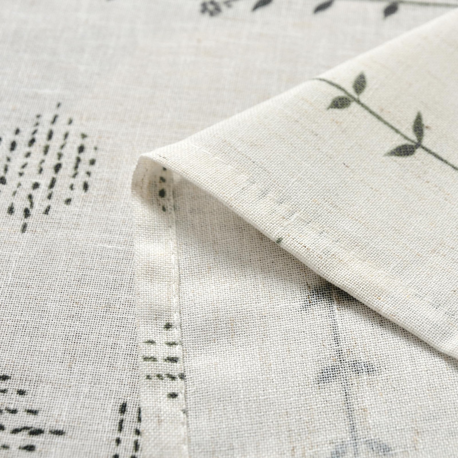 Boho Kitchen Curtains 36 Inch Length,Sheer Linen Modern Farmhouse Style Half …