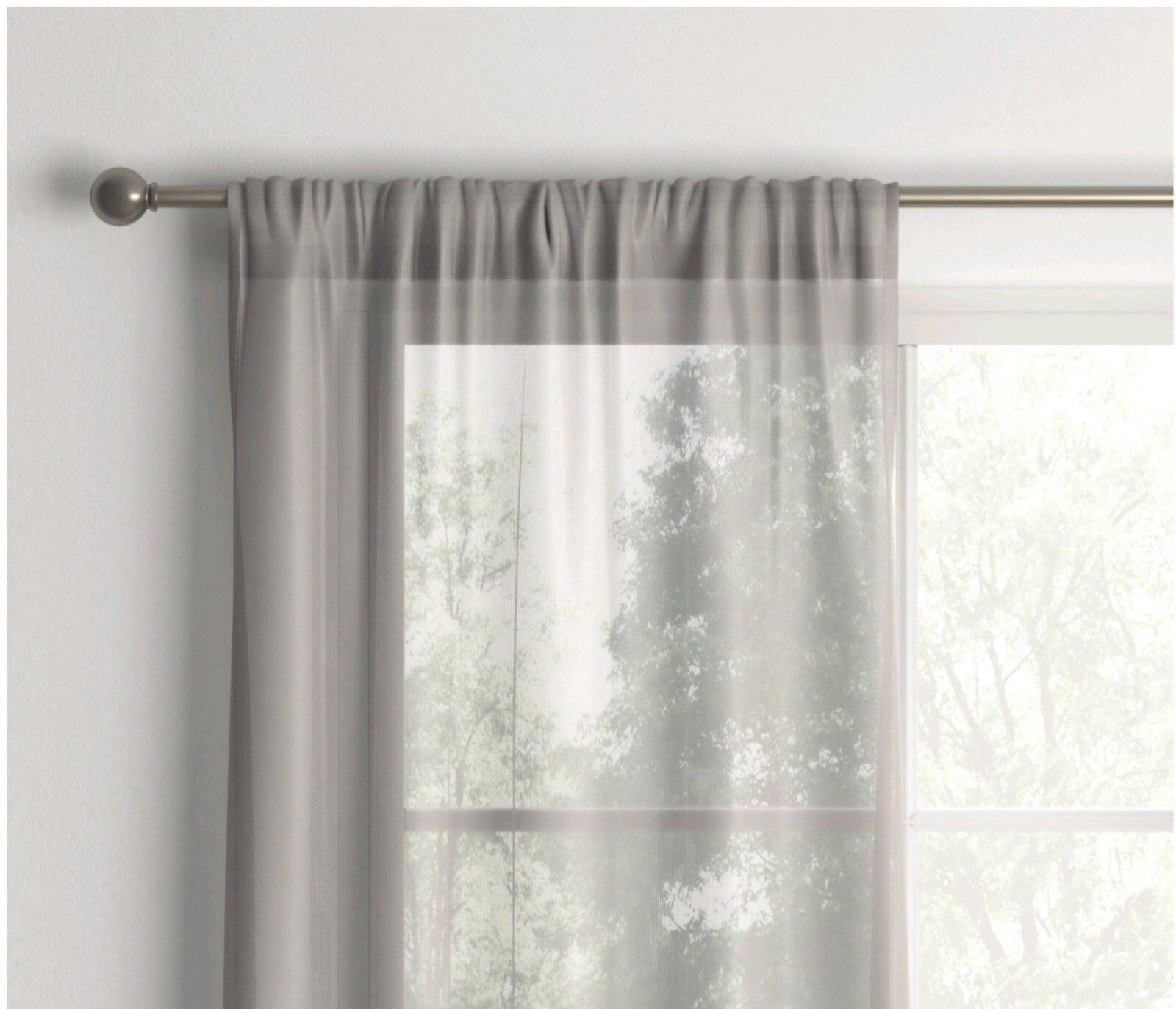 NEW, 6 Pack Room Essentials Gray Sheer Lightweight Window Curtain Panel 60″x 84″