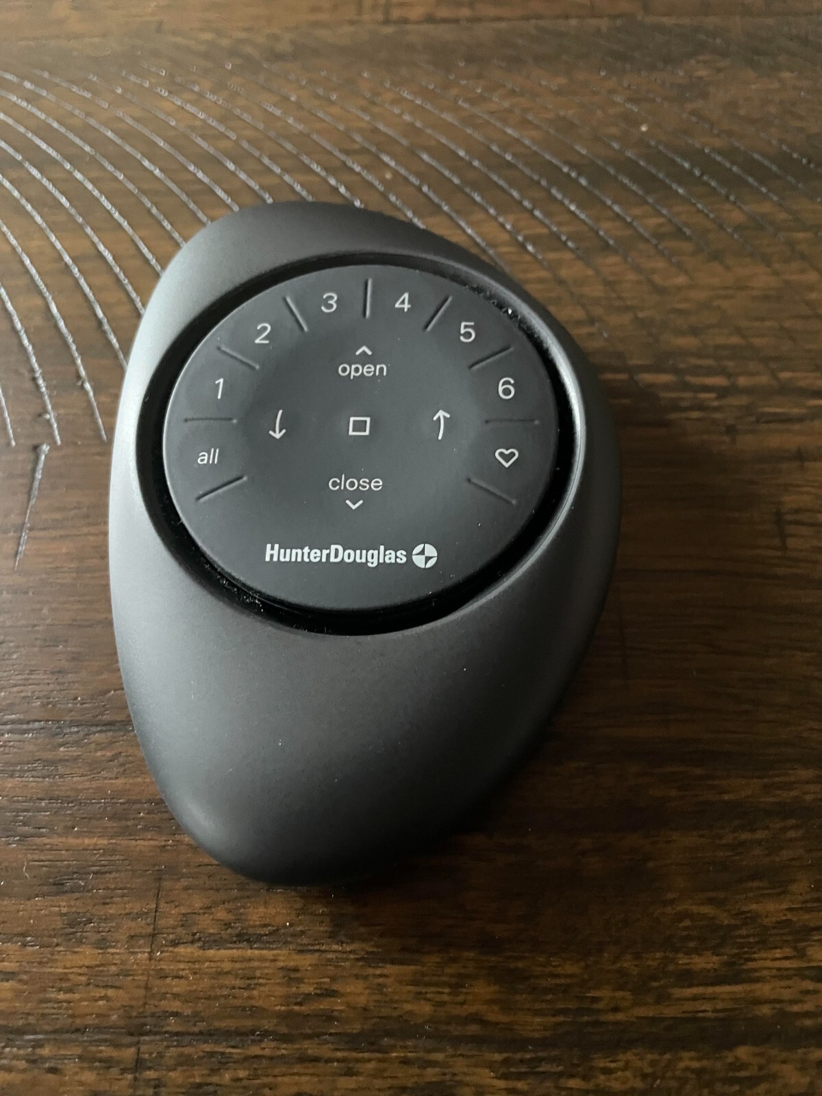 Hunter Douglas Powerview Generation 3 New Black Remote with black pebble