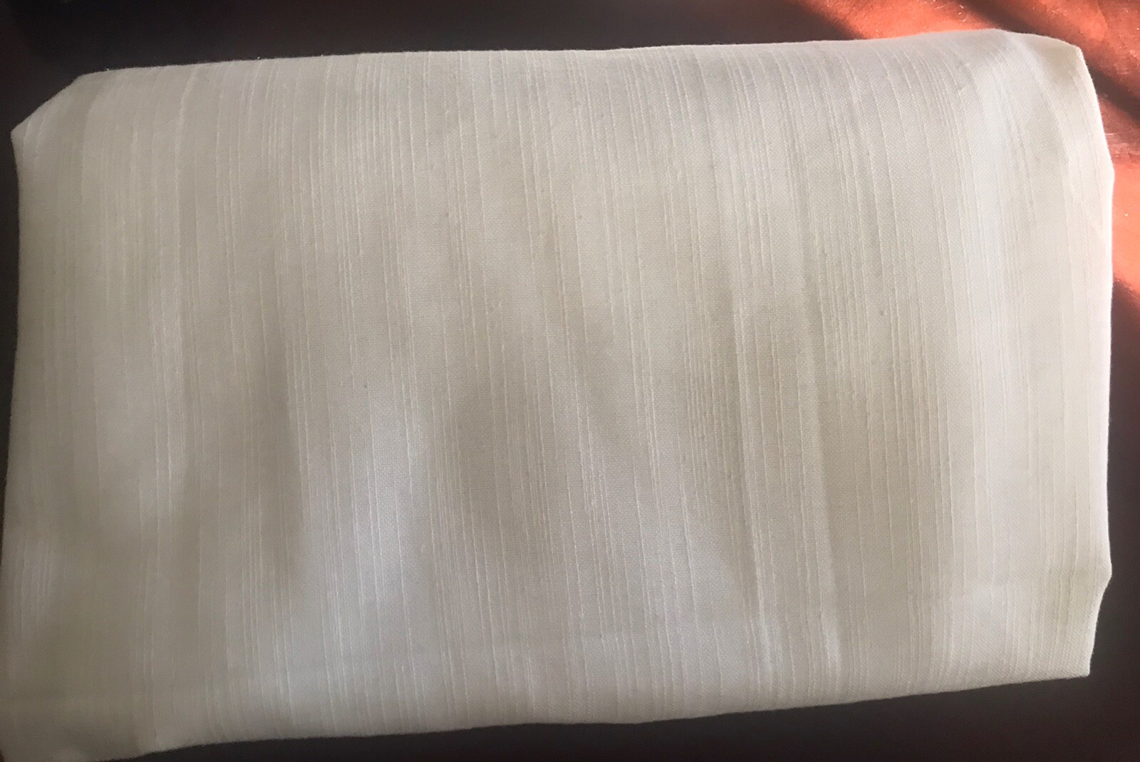 Hearth & Hand Solid Cream Cotton Blend Window Panel 95″ L