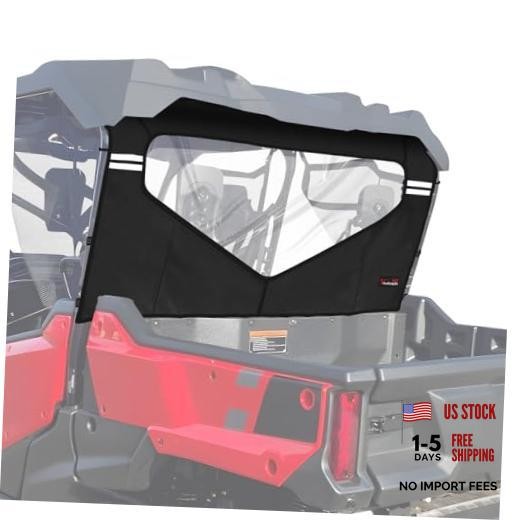 Soft Back Window with Zipper Compatible with Pioneer 1000 3P 6P 2016-2024,