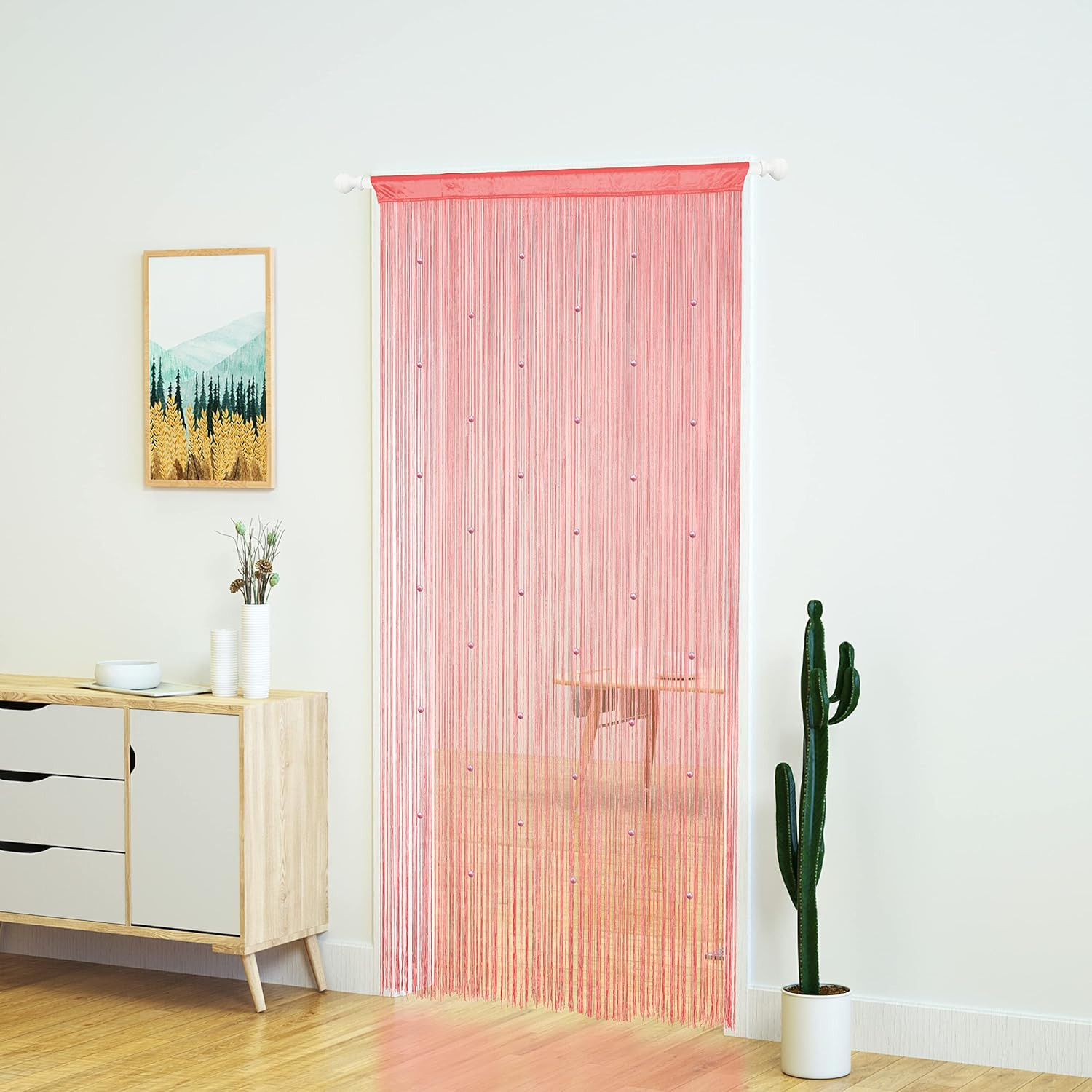 Beaded Curtain Door String Curtains for Doorway Tassels Beads Hanging