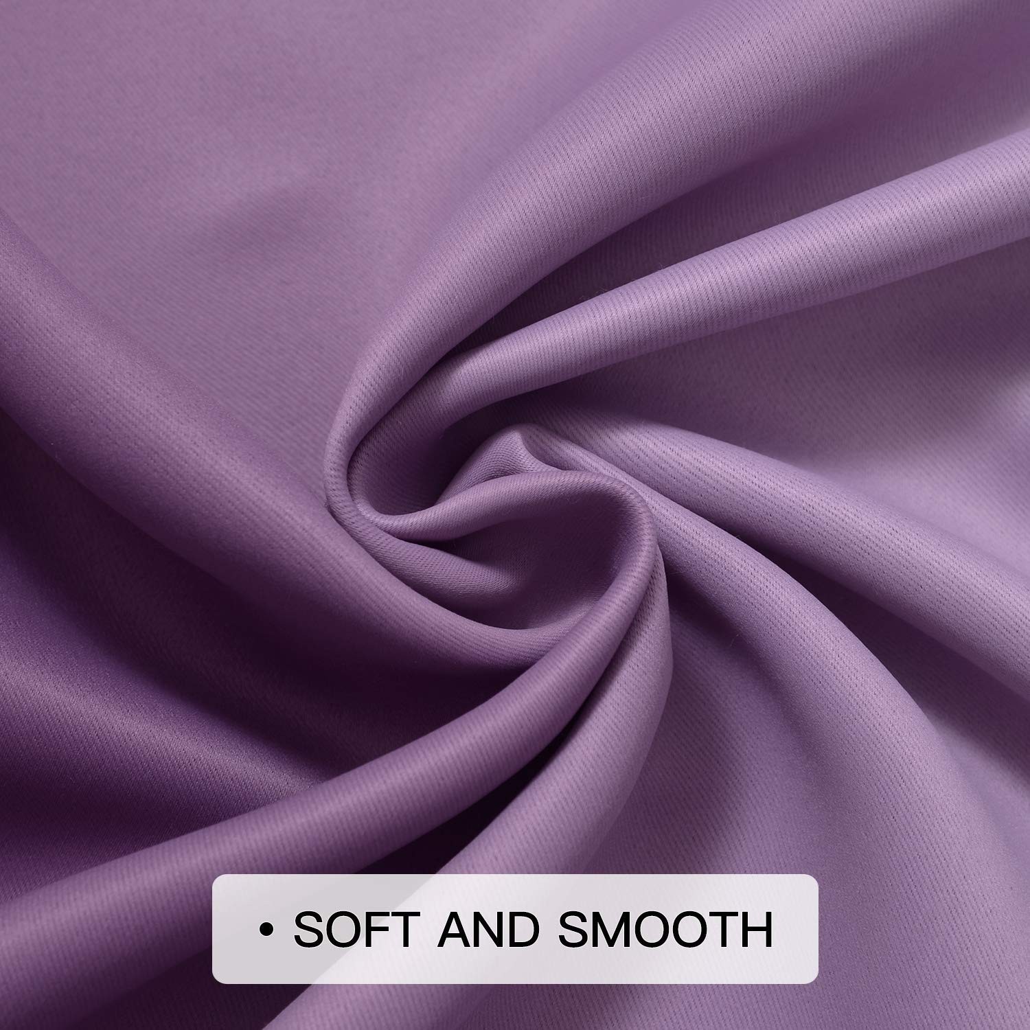 Curtains & Drapes Ombre Purple Gradient Drape 63 inch Long 1 Panel,Grommet Ro…