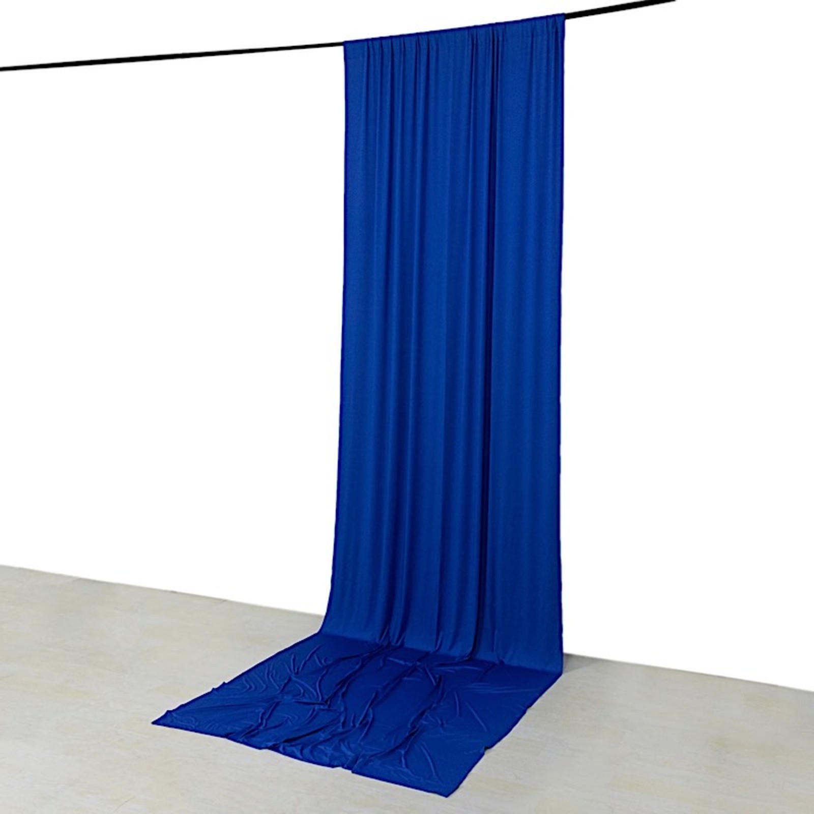 5 ft x 14 ft ROYAL BLUE 4-Way Stretch Spandex Divider Backdrop Curtain Wedding