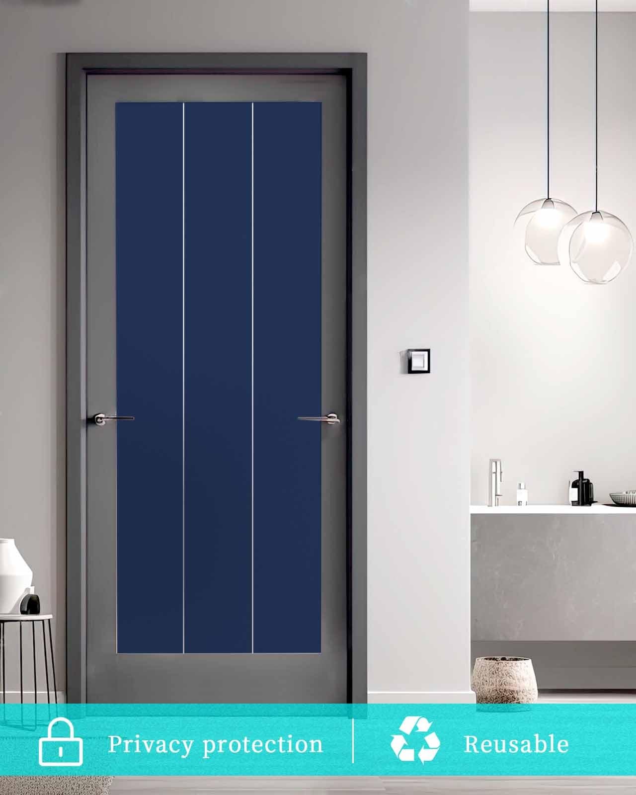 Window Privacy Film, Navy Blue UV Sun Blocking Window Tint Film Heat Control …