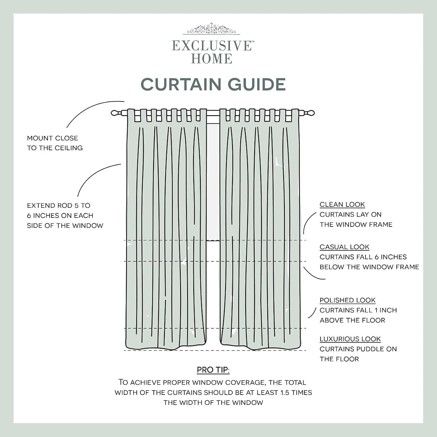 Cabana Solid Indoor/Outdoor Light Filtering Hook-and-Loop Tab Top Curtain Pan…