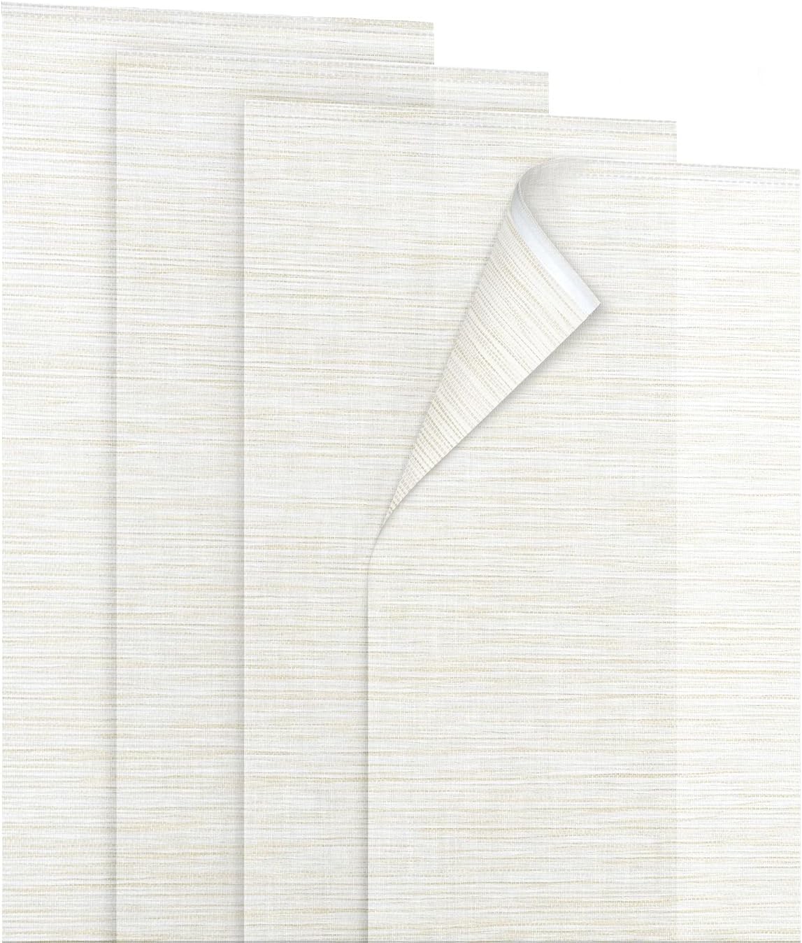 Panel Track Blinds Replacement Panels 4 Pack 23″ W x 96″ H Hook-and-Loop