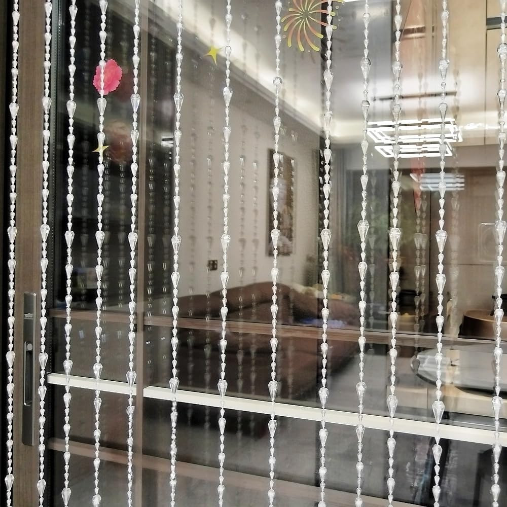 Beaded Curtain Doorways Acrylic Hanging Door Beads String Curtains Tassel Room D