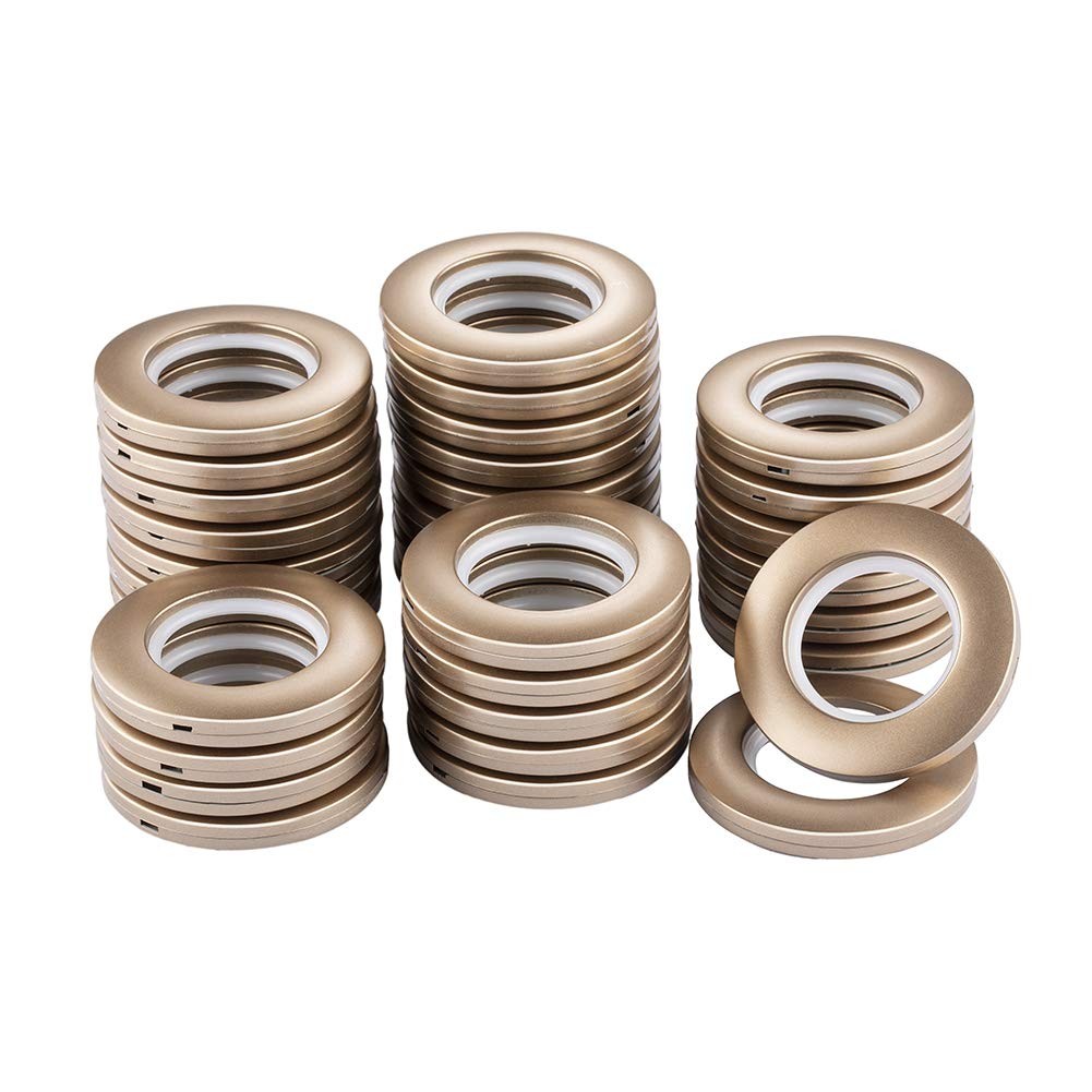 32 Pack Curtain Grommets,Inner Diameter 1-9/16″(40mm) Curtain Eyelet Rings Na…