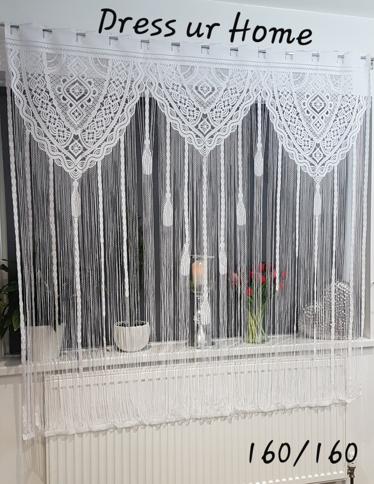 Stunning Jardiniere Macrame Net Curtains Sold As Single Curtain Various Sizes