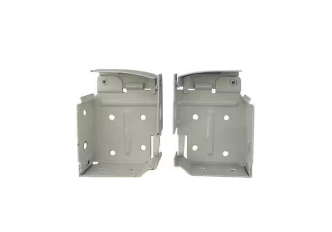 Cordless Faux Wood Side Mounting Bracket Set in White – 2 In. & 2.5 In. New