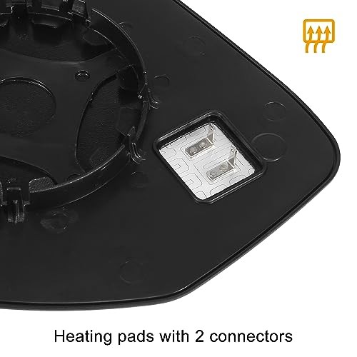 Car Rearview Right Side Heated Mirror Glass with Backing Plate 7632B610 for