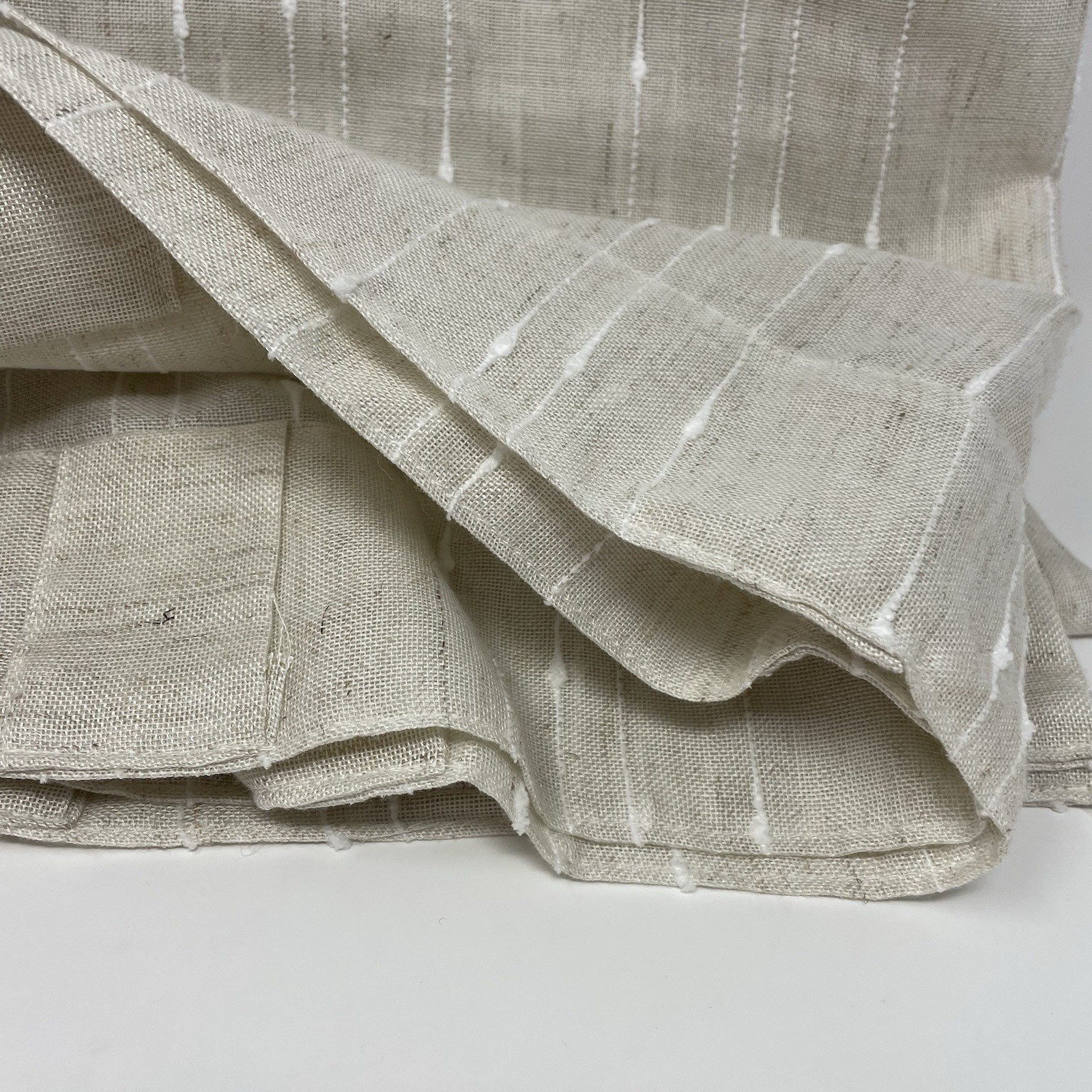 Ralph Lauren 2 Back Tab/Rod Pocket Panels Drapes Curtain 54″x84″ Linen Blend