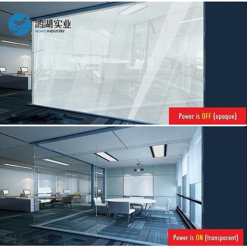 White To Opaque PDLC Smart Window Film Electrochromic Switchable Glass Tint A4