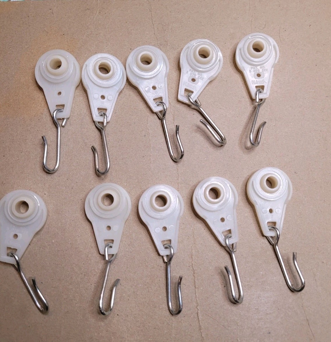 Kirsch Ball Bearing Carrier With Hook – 9673For Architrac Lot Of 10