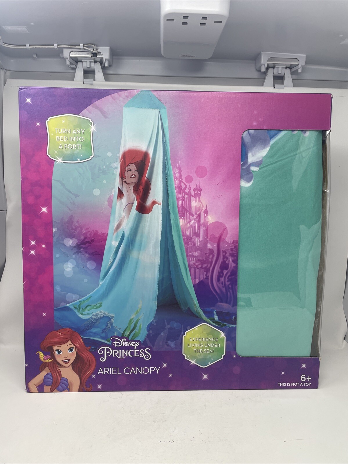 New Target Disney Princess The Little Mermaid Ariel Kids Bed Canopy Curtains