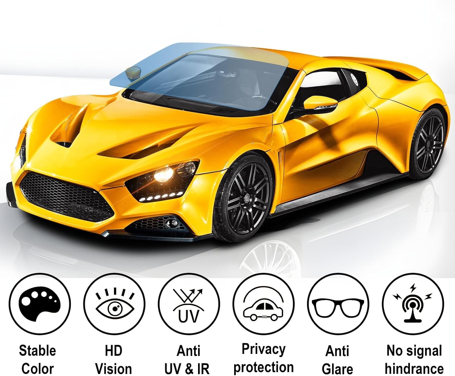 Window Tint Film for Cars 80% VLT 36in x 10Ft Ceramic Window Tints, Blocks 99%UV