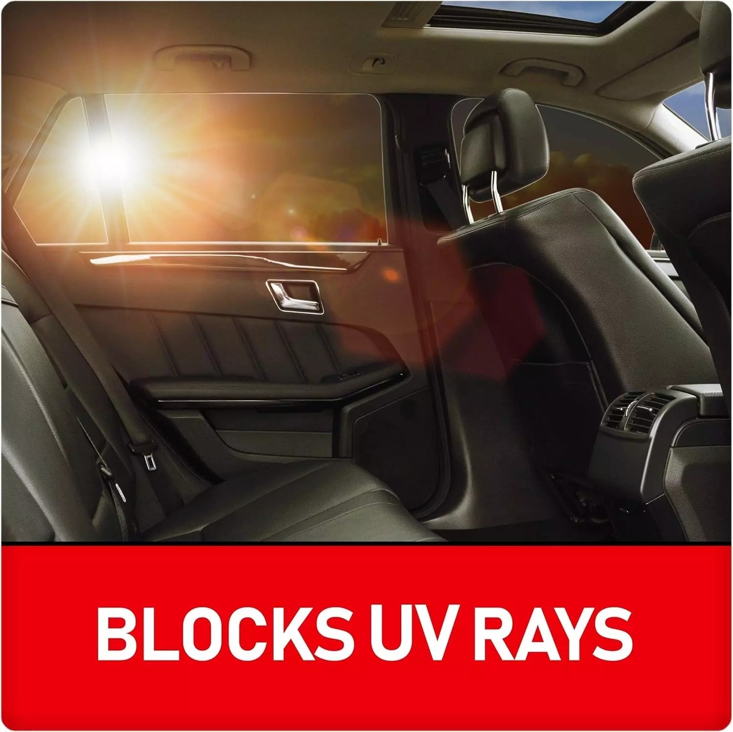 Black Magic® Insta-Cling® 5% VLT Tinted Window Film, Reusable Car Window Tint