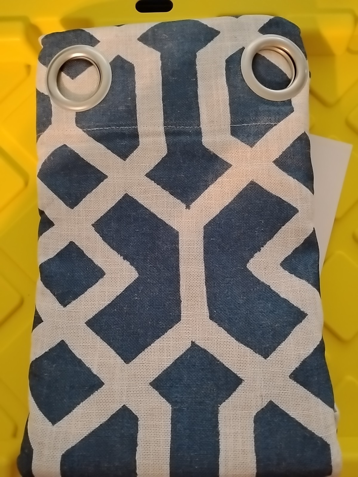 JCP Elrene Grayson Grommet Curtain Panel Indigo Blue 52″X95″ NWT